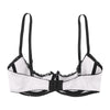 Lace Underwire Half-Cup Balconette Bra
