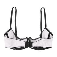 Lace Underwire Half-Cup Balconette Bra