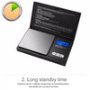 1kg Mini Jewelry Scale LCD Display Digital Weight Scale for Weighing Jewelry Gram Weight Precision Balance 0.01g Pocket Scales