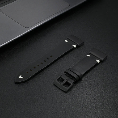Garmin Leather Soft Strap - Premium Comfort Band