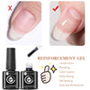 UR SUGAR 7ml Nude Crystal Rubber Base Gel Natural Color Semi Permanent Soak off UV LED Gel Nail Art Varnish