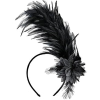 Ostrich Feather Fascinator Headband