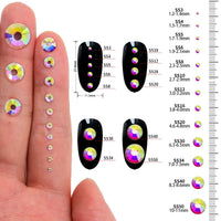 SS3-SS60 Transparent Glass Non-hotfix Rhinestones