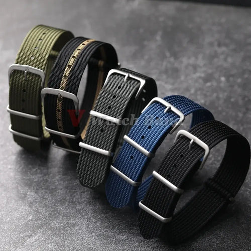 Amazfit Bands Ribbed Nylon Watch Band Durable Fabric Strap