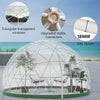 Garden Dome Igloo, 12 *7.2 ft PVC Dome Tents with 2 *10m Light Strings,Weatherproof Greenhouse Garden Bubble Tent,Outdoor Igloo