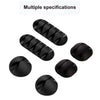 NNBILI Cable Organizer Silicone USB Cable Winder Desktop Tidy Management Clips Cable Holder for Mouse Headphone Wire Organizer