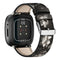 black gray flower / For Fitbit Versa 4