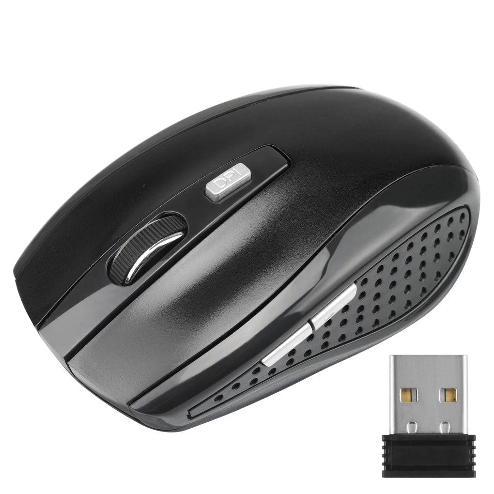 2.4G Wireless Mouse Bluetooth Mouse Ergonomic 800/1200/1600DPI 6 Mute Buttons Mouse For MacBook Tablet Laptops Computer PC