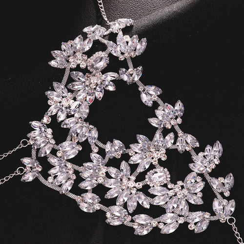 Rhinestone Half Mask Masquerade Jewelry