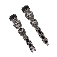 Fitbit Inspire 3 Steel Heart Design Band – Elegant Stainless Steel Strap