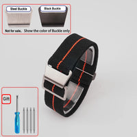 OnePlus Smartwatch Bands Nylon Elastic Parachute Fabric Watch Strap