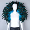Festival Carnival Feather Shoulder Shawl