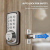 ZOMOSS Smart Keypad Door Lock,Digital Code Keyless Entry With Anti-Peeking Password, Auto Lock, And Easy Installation