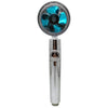 Turbo Propeller Water Saving Shower Head and Holder High Preassure Showerhead Rainfall with Fan Bathroom Accessories