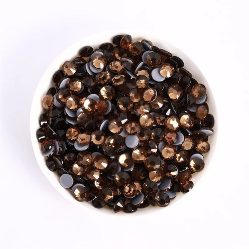 SS3-SS30 Yellow Series Non-Hotfix Glass Flat Back Rhinestones