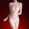 5D 912-Pin Ultrathin Oil Glossy Shaping Bodysuit Sheer Stage Playsuit Leotard