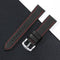 black red / silver buckle / 22mm