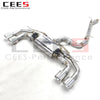 CEES SS304 Valve Exhaust Catback System For VW GOLF 7/MK7/R/7R 2.0T 2014-2020 Performance Racing Exhaust Pipe Muffler Auto Parts