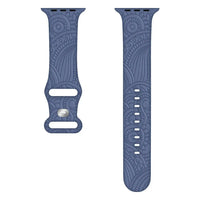Apple Watch Silicone Strap - Stylish, Engraved Design