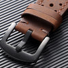OnePlus Watch Band Quick Release Leather Strap Vintage Brown Wristband