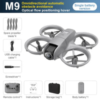 Remote-controlled drone, high-definition dual camera, intelligent positioning, 2.4-inch display screen, multiple operations