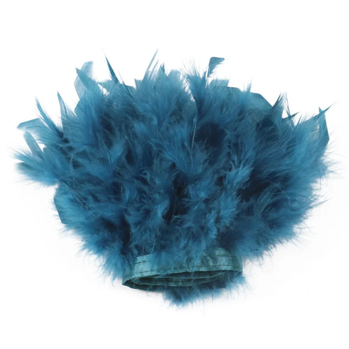 Multicolor Turkey Feather Trim Fringe Fluffy Ribbon