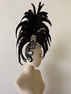 The Stardust Samba Enchantment – Exquisite Feathered Dance & Stage Headdress