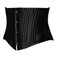 24 Steel Bone Underbust Corset Heavy Duty Waist Trainer Cincher Bustier