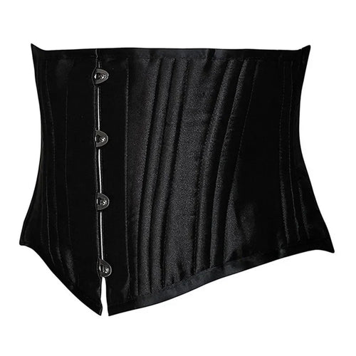24 Steel Bone Underbust Corset Heavy Duty Waist Trainer Cincher Bustier