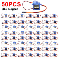 1-100pcs SG90 9G Micro Digital Servo Motor 180/360° Fixed-Wing Micro Gear Servo Motor for Rc Helicopter Toy Airplane Aircraft