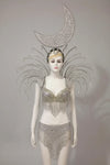 Celestial Moon & Star Feathered Performance Set