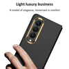 Luxury Case For Samsung GalaxyZ Fold 4 Cover Solid Color Fold4 Hard PC Case For Samsung Z Fold 4 Shock-proof Case