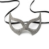 Sparkling Rhinestone Masquerade Face Mask – Breathable Crystal Veil Headwear for Banquets, Festivals & Halloween Costumes