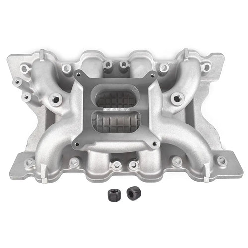 AP03 7564 Aluminum Air-Gap Dual Plane Engine Intake Manifold for Ford 351C 2V