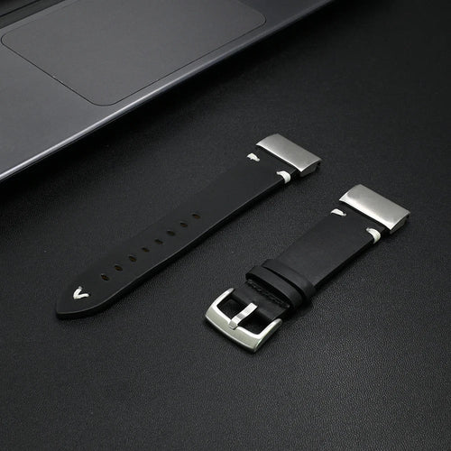 Garmin Leather Soft Strap - Premium Comfort Band