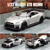 1/32 Nissan Skyline GTR R35 Nismo GT3 Racing Toy Car Model For Children RMZ CiTY Diecast Alloy Miniature Sound Light Collection