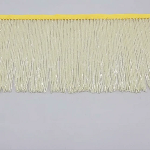 Long Glass Rhinestone Beaded Fringe Trim