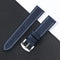 blue - white / Silver buckle / 24mm