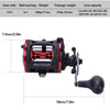 Sougayilang Trolling Reel Drum Fishing Reel Left/Right Hand Casting Sea Fishing Reel Large Line Capacity Baitcasting Reel