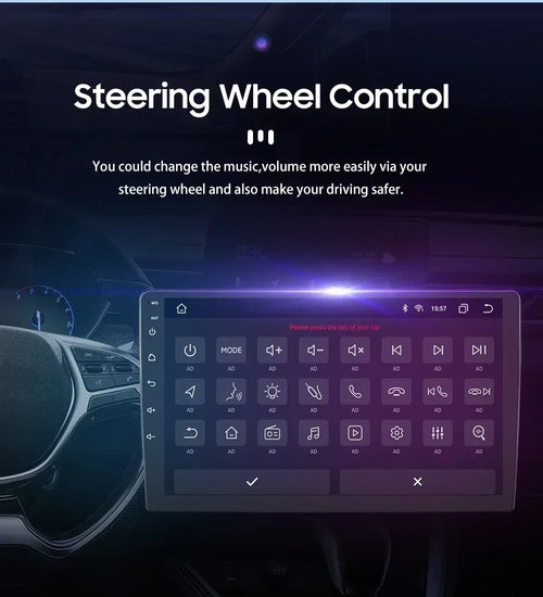 10.1 Inch Octa Carplay Car Stereo Universal 2 Din Android Radio Rotatable Screen Multimedia Player Video Autoradio Audio RDS DSP