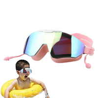 Anti-Fog Pool Goggles Anti Fog & UV No Leaking Goggles Swimming Goggles Wide View Extra Silicone Layer Swim Pool Goggles Anti