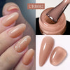 UR SUGAR 7ml Nude Crystal Rubber Base Gel Natural Color Semi Permanent Soak off UV LED Gel Nail Art Varnish