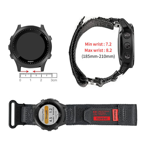 Garmin Nylon Loop Strap - Breathable Tactical Sports Band