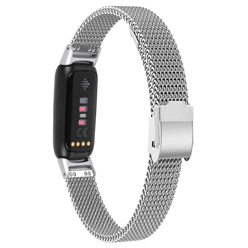 Stainless Steel Fitbit Luxe Band - Durable Elegant Design