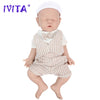 IVITA WB1528 43cm 2508g 100% Full Body Silicone Reborn Baby Doll Realistic Male Baby Toys with Clothes for Children Dolls Gift