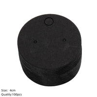 100pcs Cardboard Earring Display Card Paperboard Jewelry Label Hanging for Entrepreneurship Selling Small Businesses Packaging