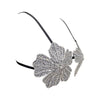 Handmade Crystal Flower Embroidery Rhinestone Costume Bra