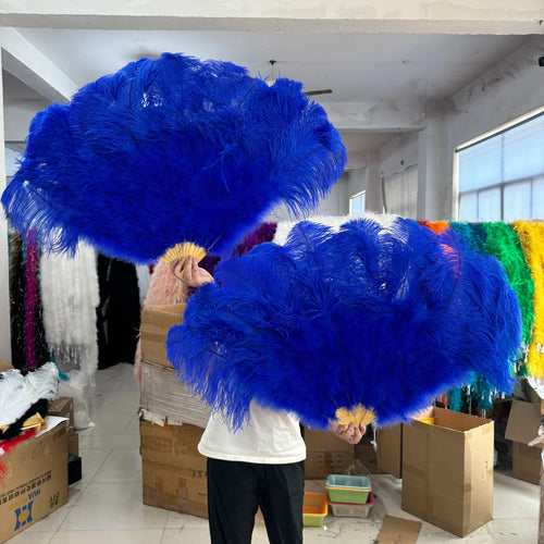 100CM Ostrich Feather Fans
