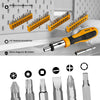 DEKO 228Pcs Socket Wrench Auto Repair Tool Combination Package Mixed Tool Set Hand Tool Kit with Plastic Toolbox Storage Case