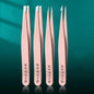 4Piece Set Professional Tweezers Set Perfect For Eyebrow Hair Removal Splinter Very Effortless and Relaxed to Remove